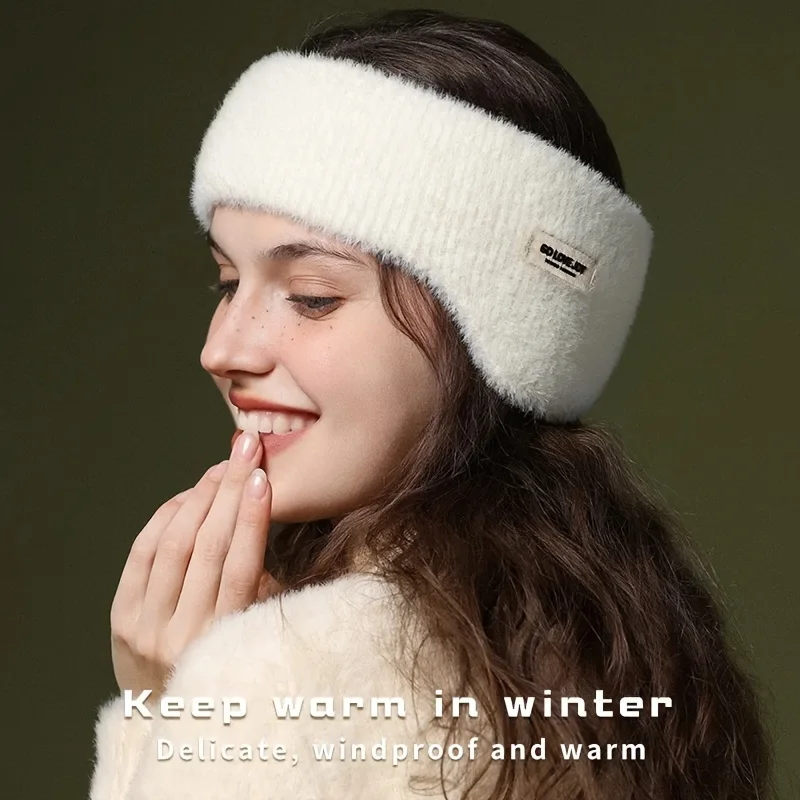 One-Piece Warm Earmuffs for Men and Women Autumn and Winter Outdoor Sports Cycling Running Windproof Coldproof Ear Protection Plush warm earmuffs
