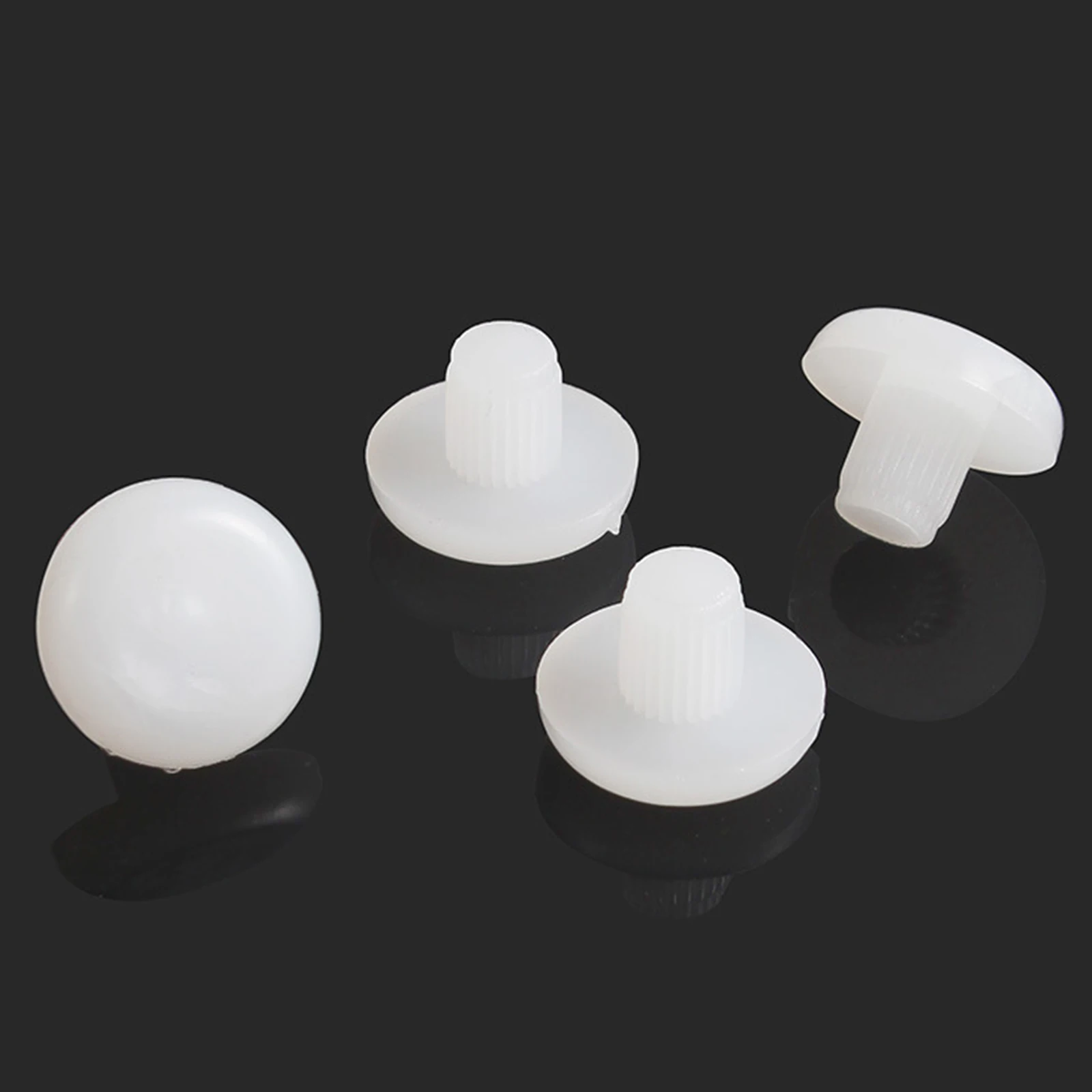 20Pcs 10mm 임베디드 가구 테이블 의자 다리 피트 하단 글라이드 슬라이드 패드 바닥 보호기 충격 방지 플라스틱 구멍 플러그 커버