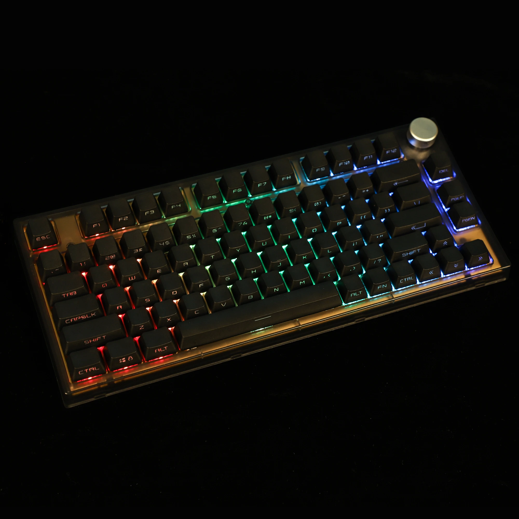 Pbt Double Shot Side-lit Backlit Keycaps para Teclado Mecânico mx Preto Branco 108 96 87 Nj80 84 68 64 133 Teclas - Imagem 2