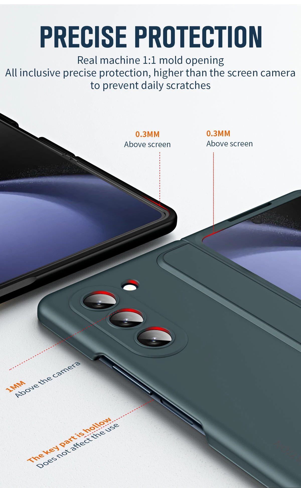 Phone Case For Samsung Galaxy Z Fold With Pen Holder And Stand_voghion.com