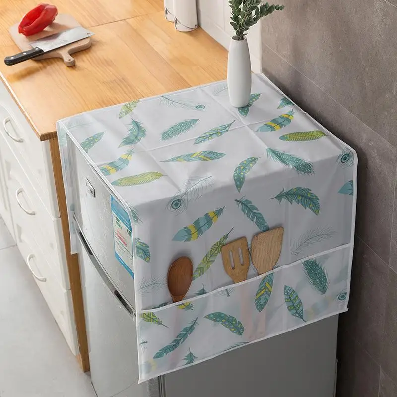 Refrigerator Dust Cover Storage Bag Washable Printing Multi-purpose Household Washing Machine Cabinet Dust Protection Cover dust cover