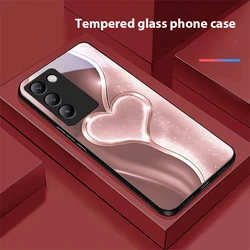 Gradual Love Black Tempered Glass Phone Case for vivo V15 (BLH - BLH24120211)