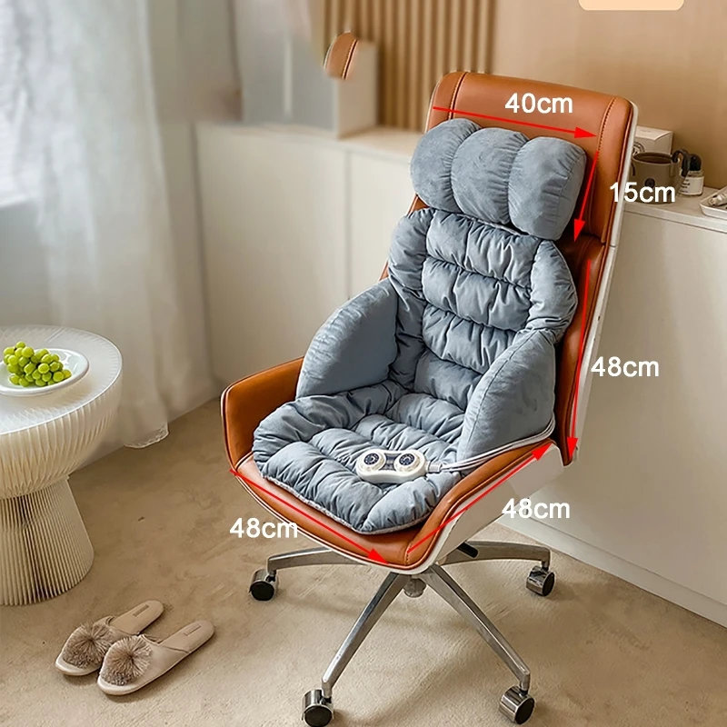 Chair Heating Pad USB Heating Pad for Home Office Winter Warm Pad Rapid  Heating 9-Speed Temperature Adjustable Cushion