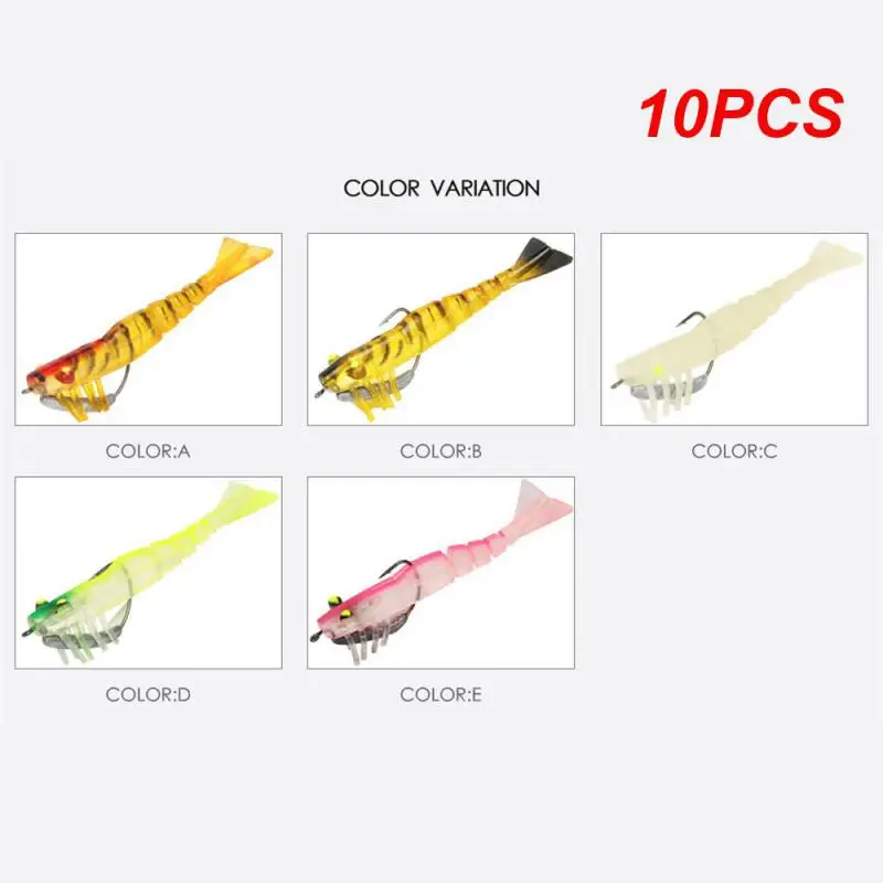 

10 шт., искусственные мягкие искусственные приманки для рыбалки, 100 мм, 12 г