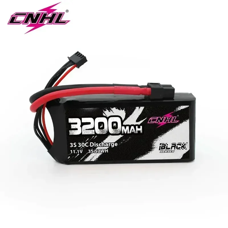 Batterie Lipo CNHL 3200mAh 30C XT60 4S 14.8V avec étiquette de spécifications visible