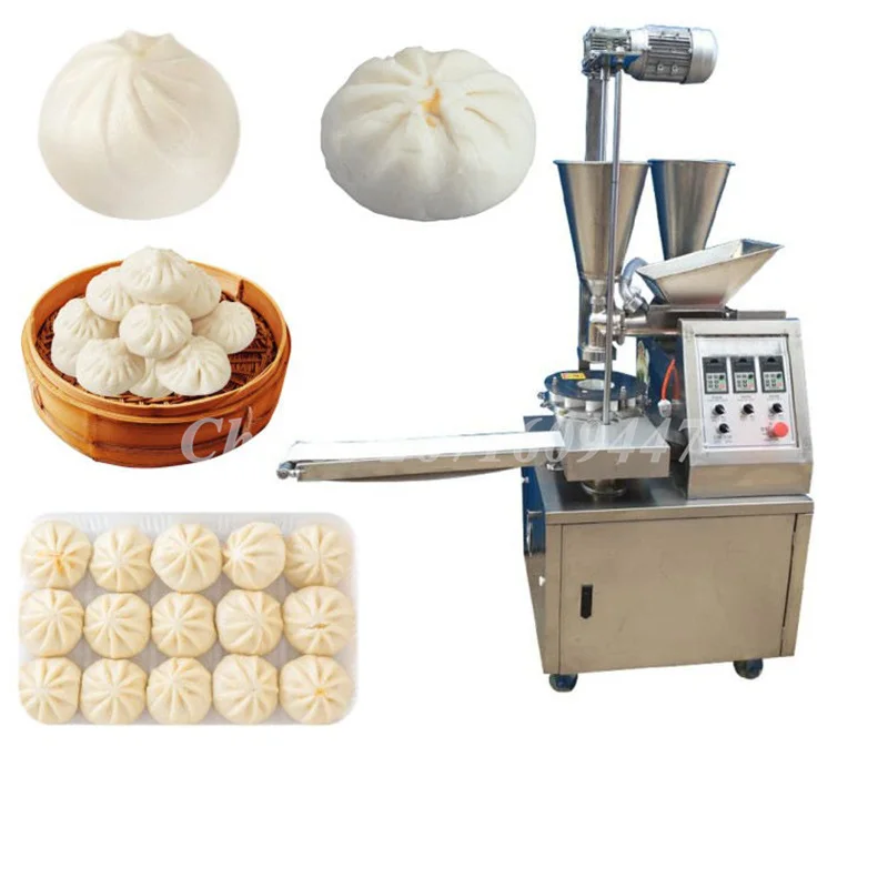 

Semi-Automatic Double headed Small Dumpling Bao Bun Momo Dimsum Maker Imitation Handwork Steamed Stuffed Bun Maker