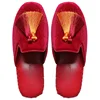 Women‘s Tassels Velvet Slippers Indoor Home Flat Shoes Wedding Slides 4
