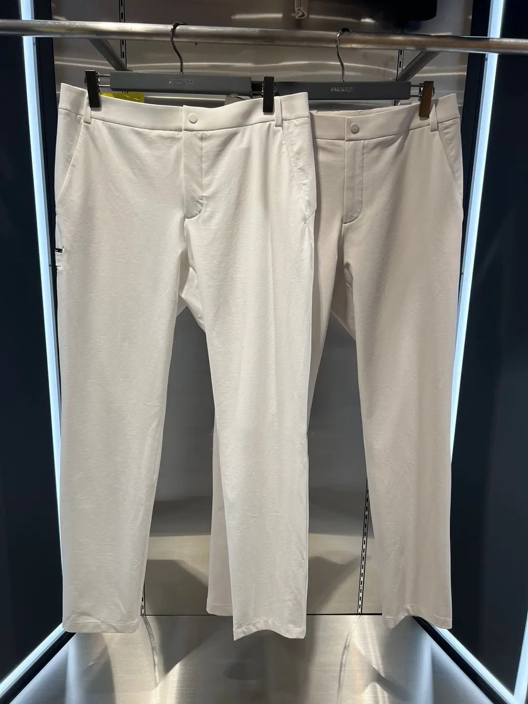 AMAZINGCRE New Men's Golf Clothing Solid Color Simple Versatile Straight Casual Small Foot Pants