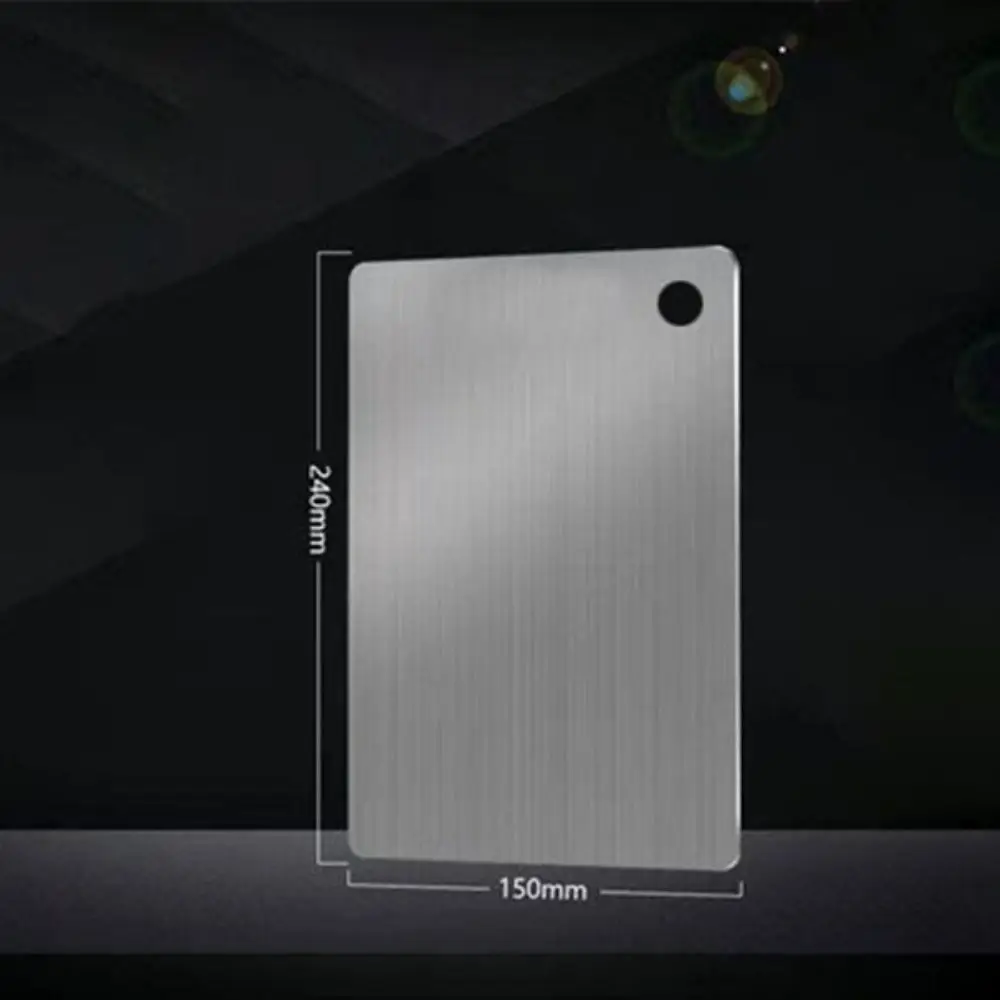 Tagliere in acciaio inossidabile addensato Tagliere per uso domestico antibatterico e antimuffa Tagliere per impastare da cucina