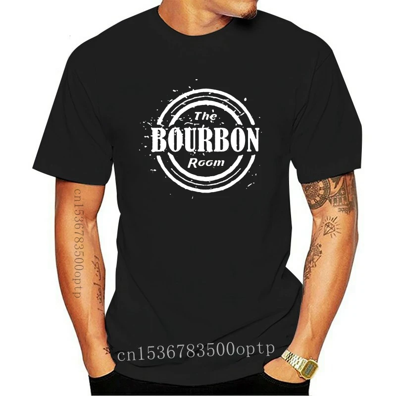 

Новинка, мужская футболка The Bourbon Room, футболка унисекс (2), футболка с принтом, футболки, Топ