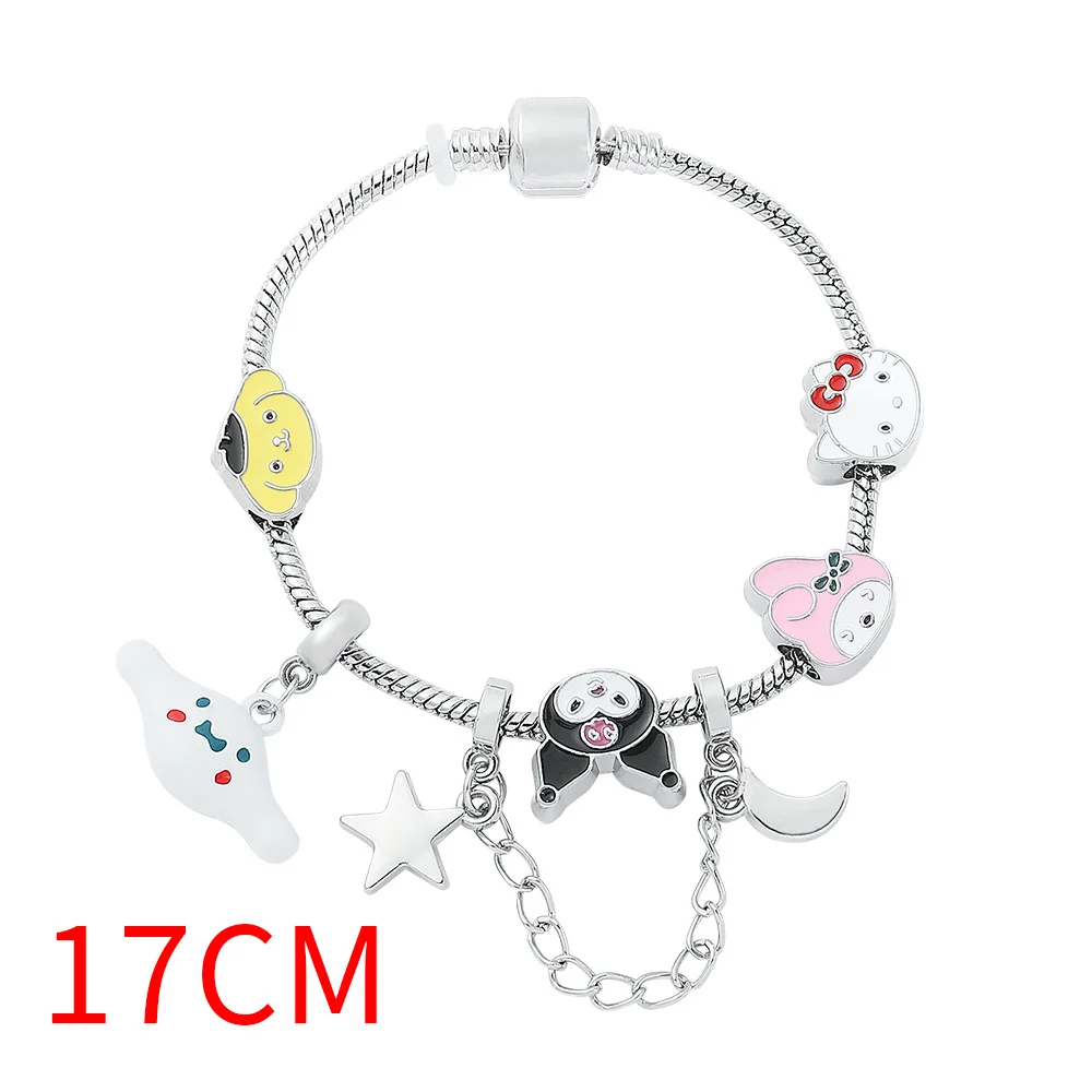 Kawaii Hello Kitty Y2K Bracelet Cinnamoroll Cartoon Anime Sanrio Bangle My  Melody Jewelry Charms Accessory Birthday Girls Gift - AliExpress