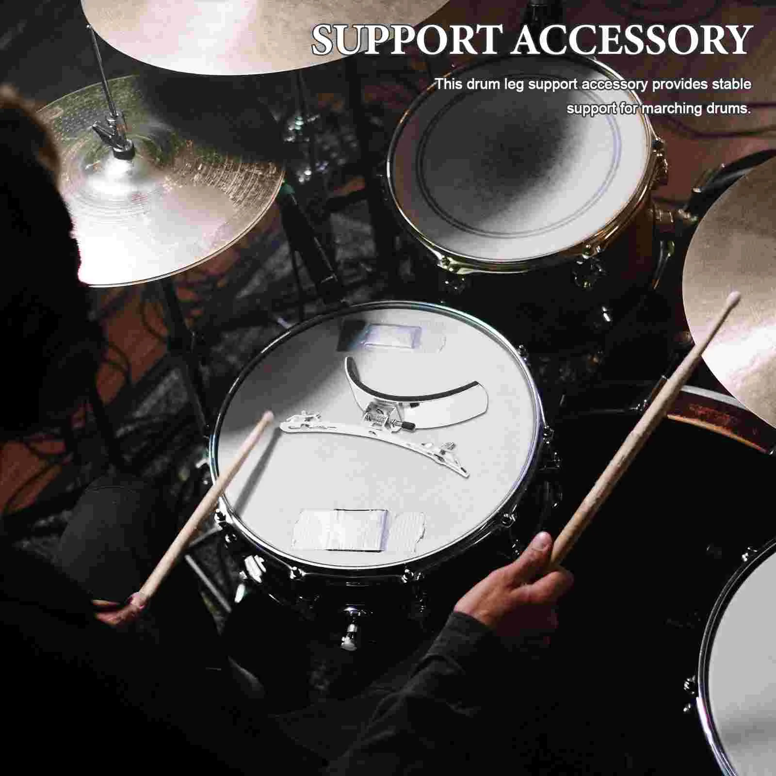 Marching Drum Leg Rest Snare Pad Stand Parts Electronic Accessories Electric Practical Support Accessory for Metal Child