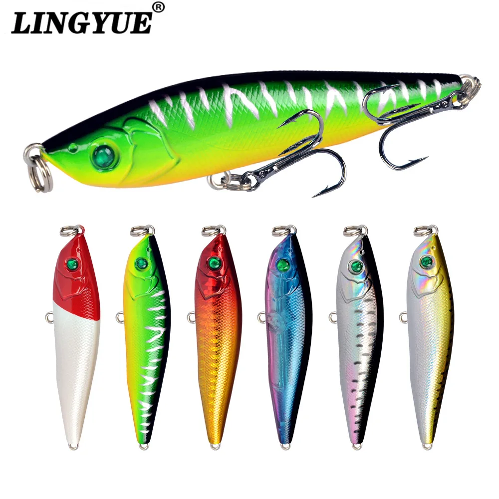 

Long-cast submerged pencil 8 cm 14 grams lure hook fake bait bionic fake bait