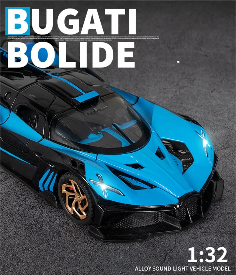1-32-Bugatti-Bolide-Alloy-Diecast-Metal-Toy-Racing-Vehicles-Simulation