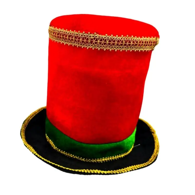 A52E Majorette-Hut, Weihnachts-Royal-Guard-Stil für Cosplay-Band-Zubehör in mehreren Farbkombinationen – Detail 7