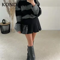 KONDALA 2026 Spring Summer Women Casual Tierred Mini Skirts Fashion Vintage Valentine‘s Day Ruffles Pleated Sexy Shorts Skirts - Image 6