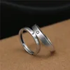 Sun Moon Couple Rings Set Open Adjustable Ring Eachother Lovers Minimalist ring gift Engagement Wedding Rings Bride Jewlery 2