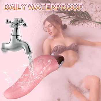 Tongue Licking Vibrator For Women G spot Clitoral Stimulator Mini Clit Sex Toys for Women Rechargeable Nipple Female Masturbator 2