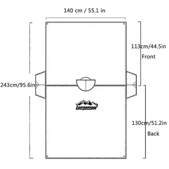 Outdoor Portable Reusable Raincoat