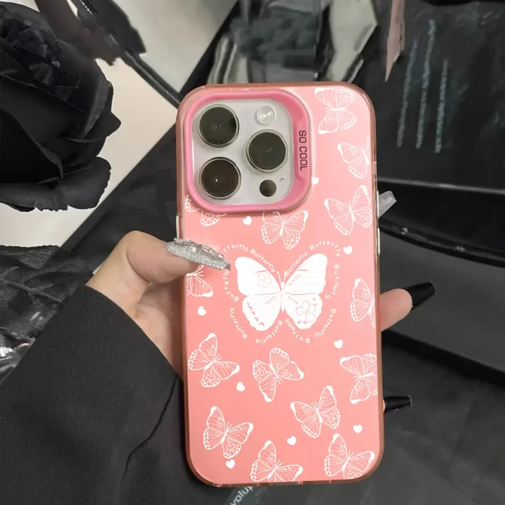 Shockproof IMD Butterfly Design Phone Case