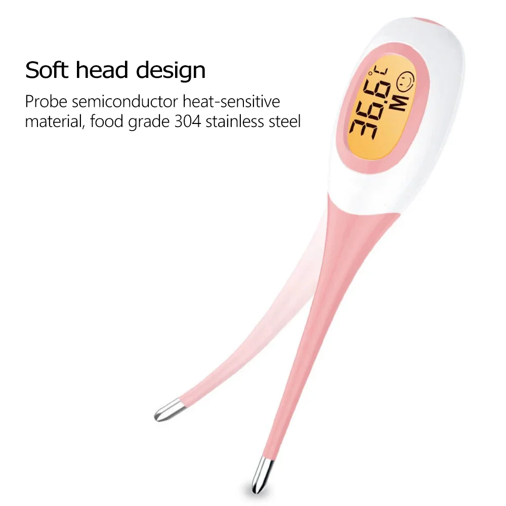 Soft Head 8 Seconds Fast Measurement Electronic Thermometer For Adults Children LED Pet Dog Cat Oral Cavity Armpit ℉/℃ Fever digital thermometer