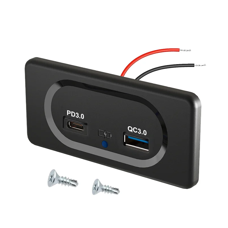 Caricabatterie Da Auto USB Con Doppia Porta 3.1A - Presa Accendisigari 12-24V Con Coperchio Scorrevole - Per Auto, Moto, Camper, Barca (Verde)