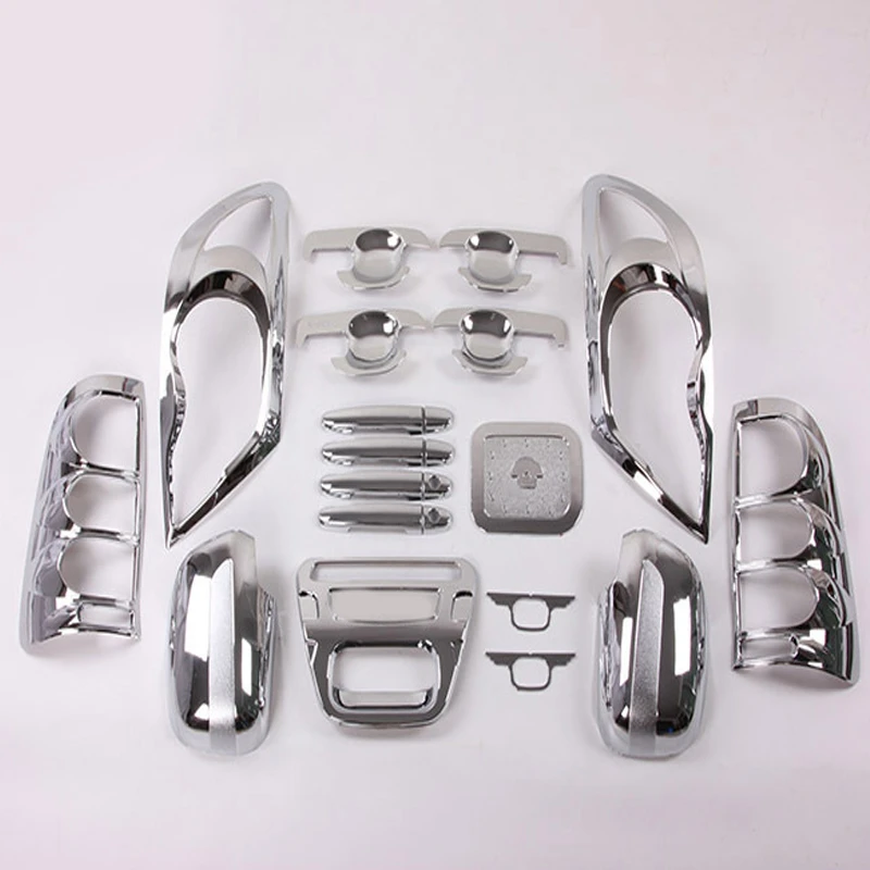 Piezas decorativas 2005 2010 para Toyota Hilux, Kit de accesorios cromados para Toyota 2006 2007 2009 Hilux, piezas 22 piezas| | - AliExpress