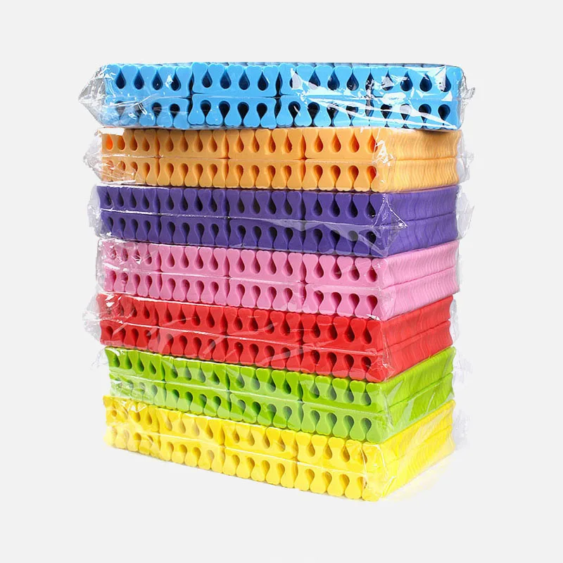 

200pcs/Pack Nail Art Toes Separators Finger Foot Sponge Soft Gel UV Tools Polish Manicure Pedicure Toes & Finger Relaxing Holder