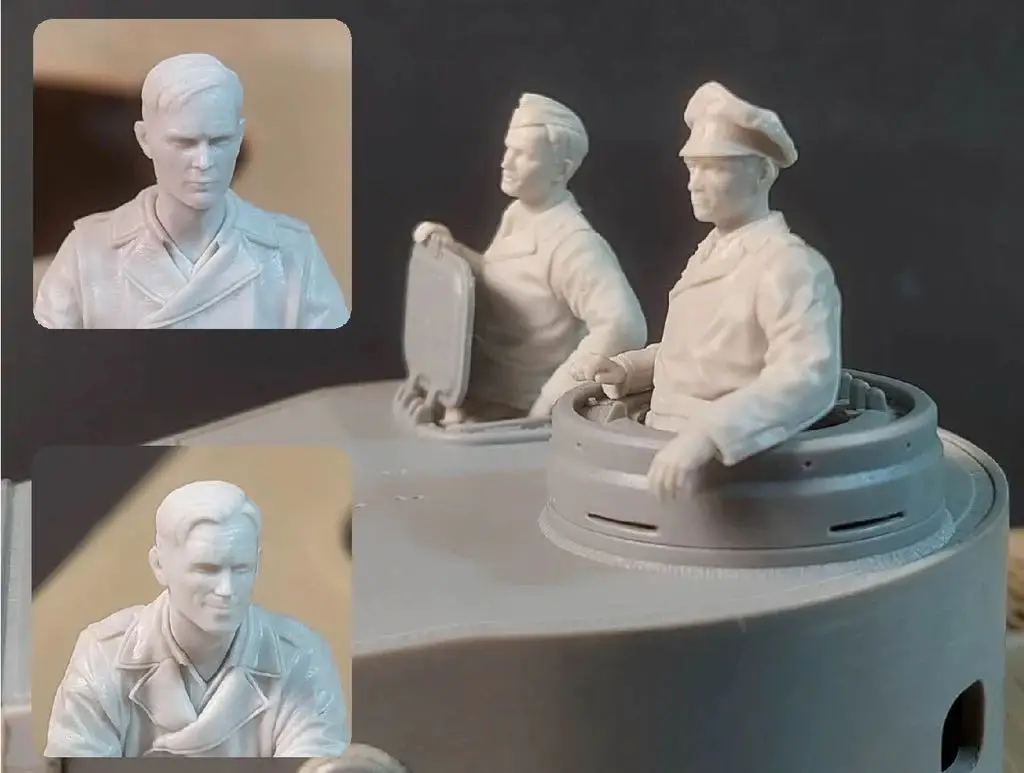 

1/35 Resin Model Figure GK，German soldier , Unassembled and unpainted kit