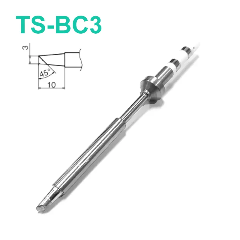 TS100 Mini Welding Horseshoe Sharped TS-BC1 TS-BC2 TS-BC3 TS-C1 TS-C4 Soldering Iron Tip for TS100 TS101 T85 Pin64 Pinecil V1 V2 image 5