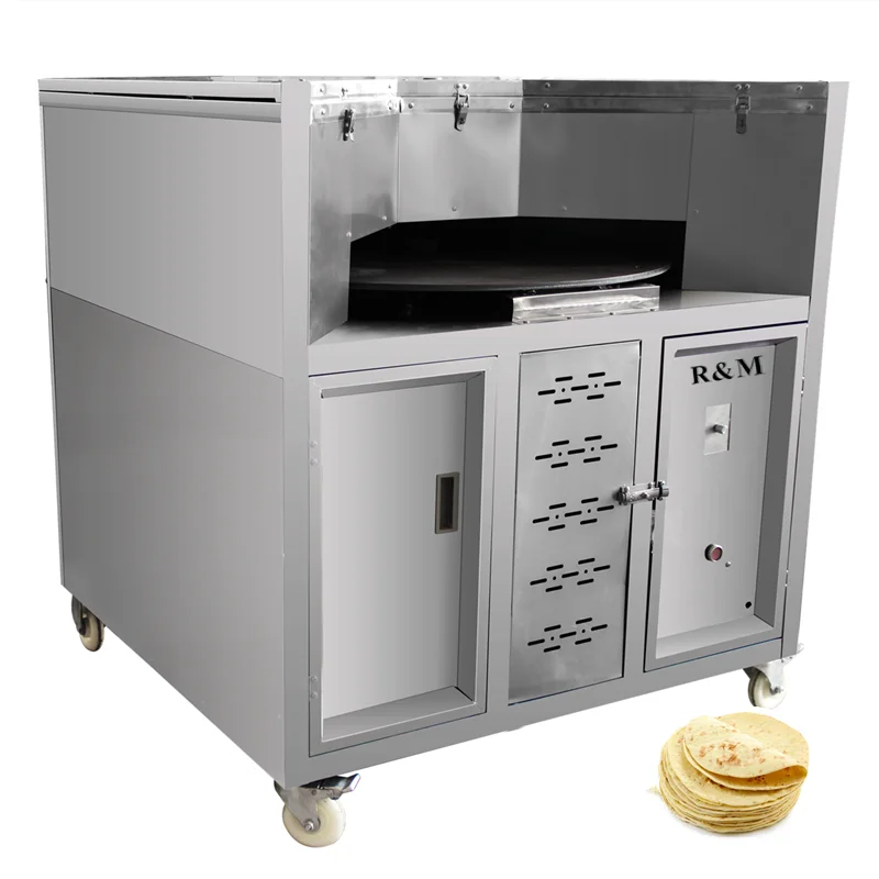 Sesame Cake Pita Bread Baking Making Machine Roti Maker Oven / Automatic Lebanese Electric Chapati Small Pita Bread Gas Oven