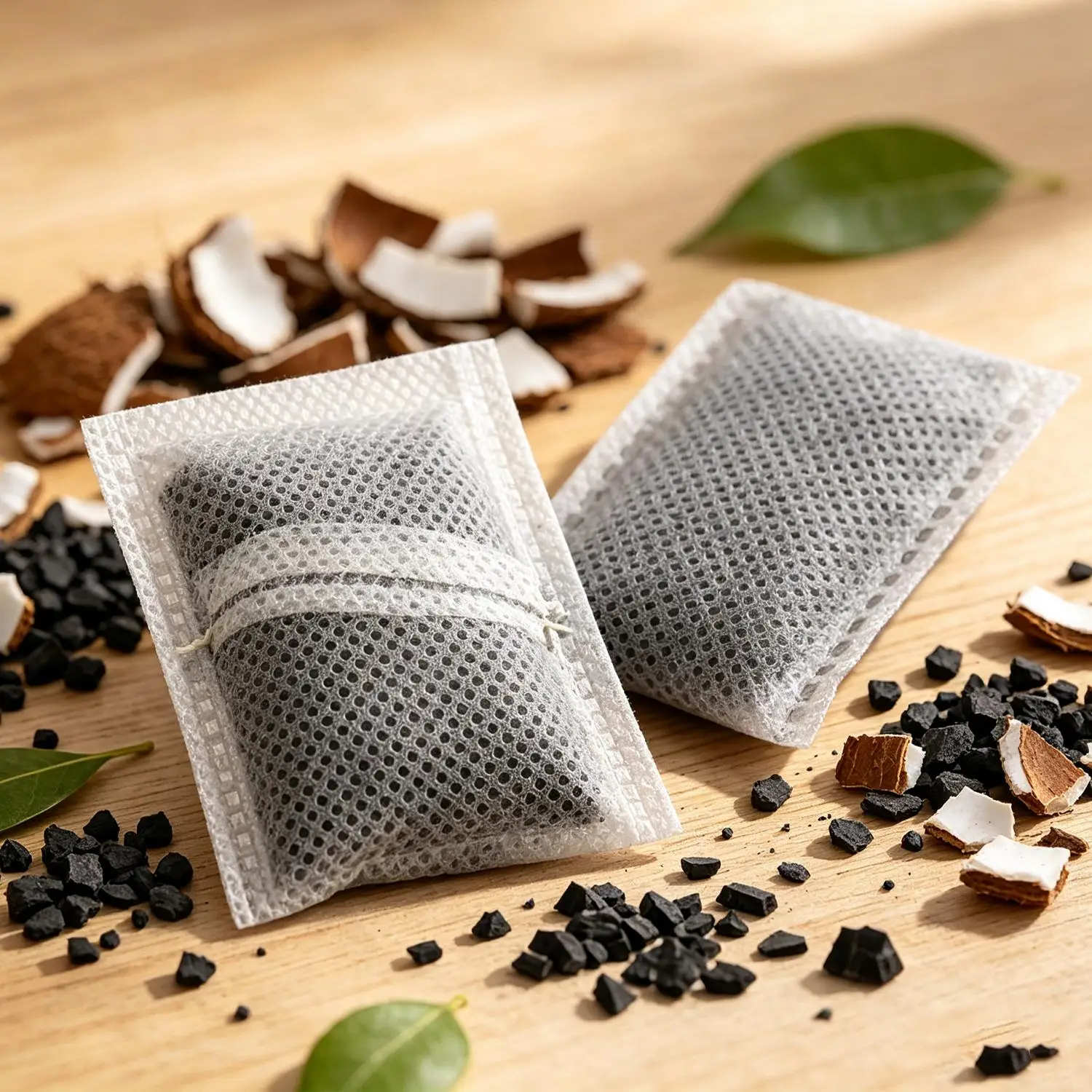 Odor Absorbing Charcoal Deodorizer Refill Bags – Reusable & Sun-Rejuvenating Freshener