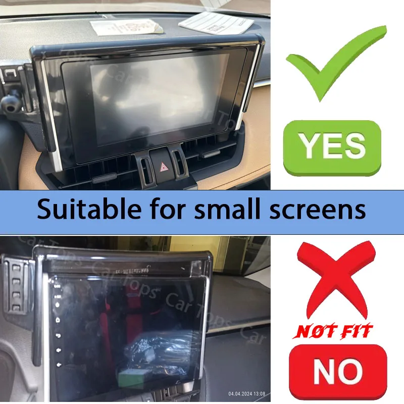 Car Mount Toyota RAV4 XA50 Mobile Phone Holder GPS Screen Fixed Bracket Gravity Stand Auto Accessories