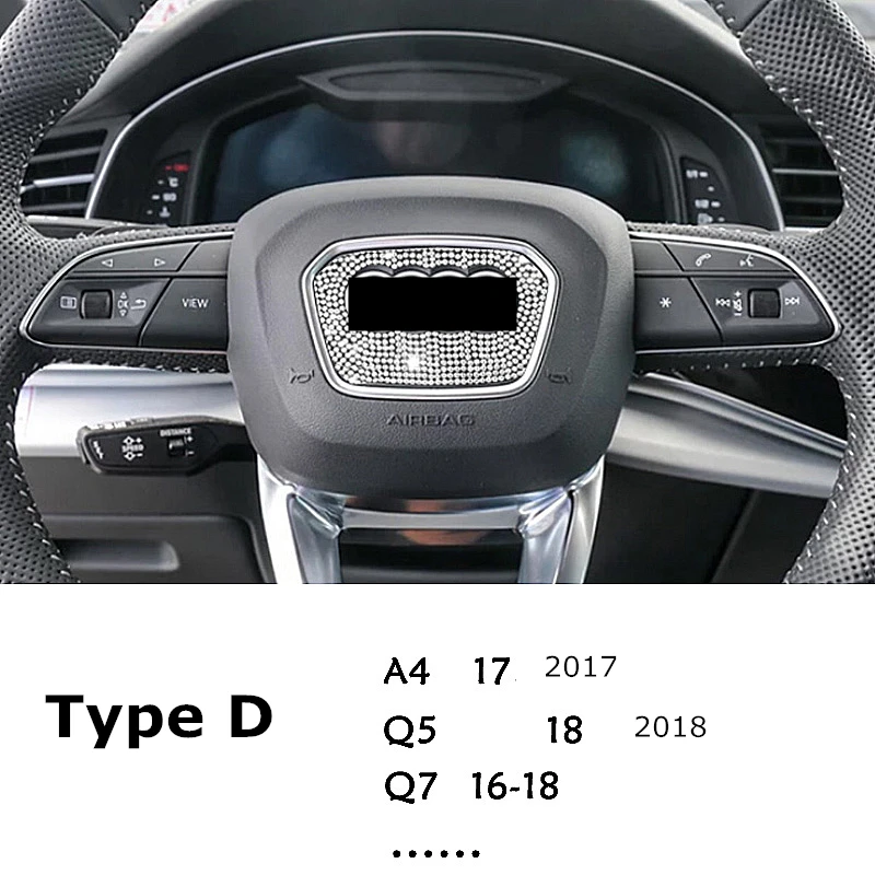 Aluminiumlegierung Auto Lenkrad Dekoration Ring Aufkleber Aufkleber Auto  Styling für Audi A3 A4L Q3 Q5 A5 A6L (Big (diameter :inner 92mm,outer  102mm), Silver) : : Auto & Motorrad