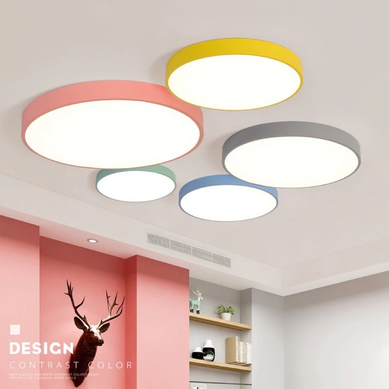 Modern LED Ceiling Light Living Room Bedroom Corridor Balcony Round Light Led Kitchen fixture Surface mount