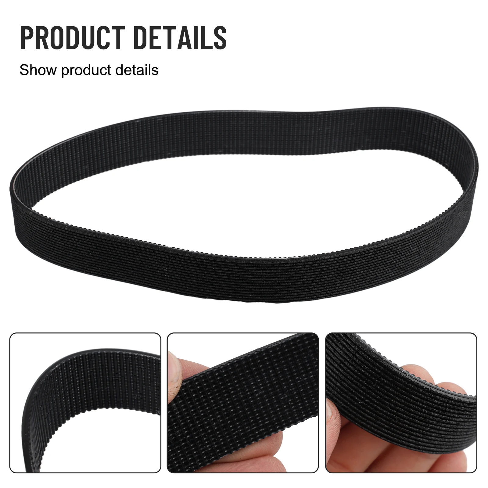 

Ленточный ремень для электроинструментов, резиновый Тип 255, ширина 25 мм, 2 шт., Высококачественная ленточная лента для станка, черная электрическая пила