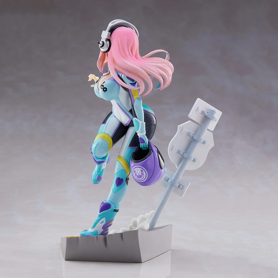 Original Genuine 19cm Super Sonico Anime Action Collectible Model