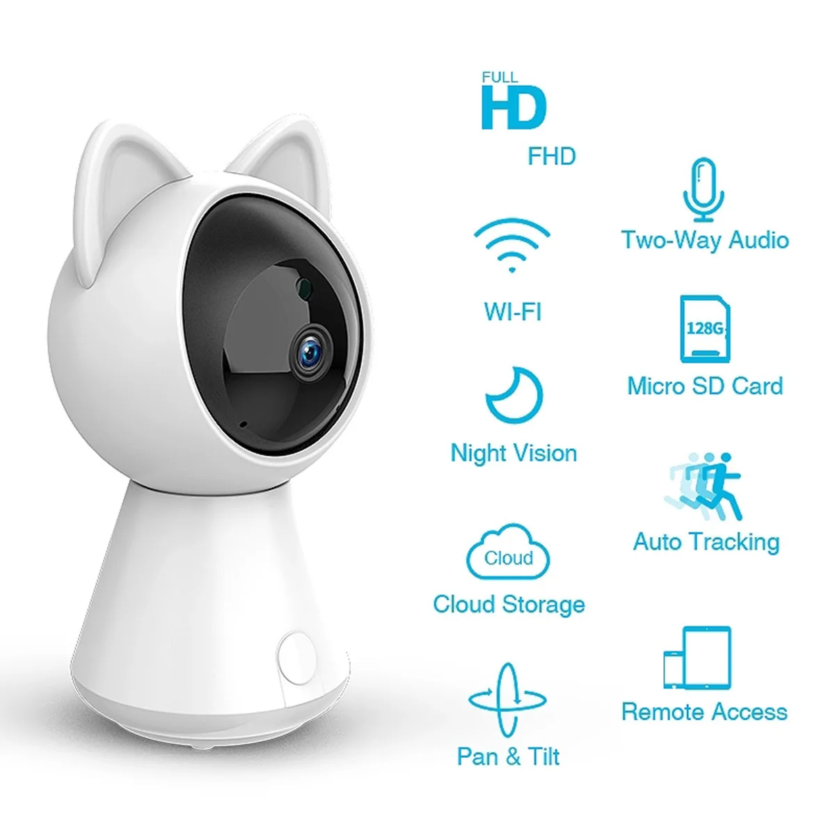 2Mp 1080P Yoosee App 360 Gradi Wireless Ptz Ip Robot Camera Citofono Sicurezza Domestica Monitor Cctv
