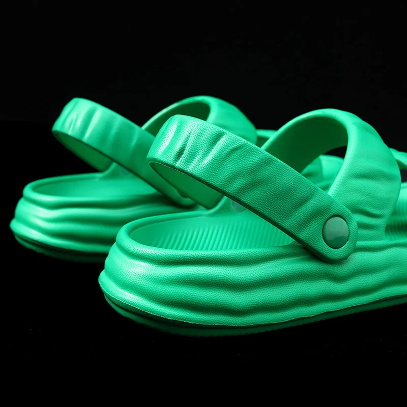 Damtofflor Mjukt skum Sliders Tofflor för inomhus utomhus Halkfria sommartofflor Halkfria sommartofflor_voghion.com