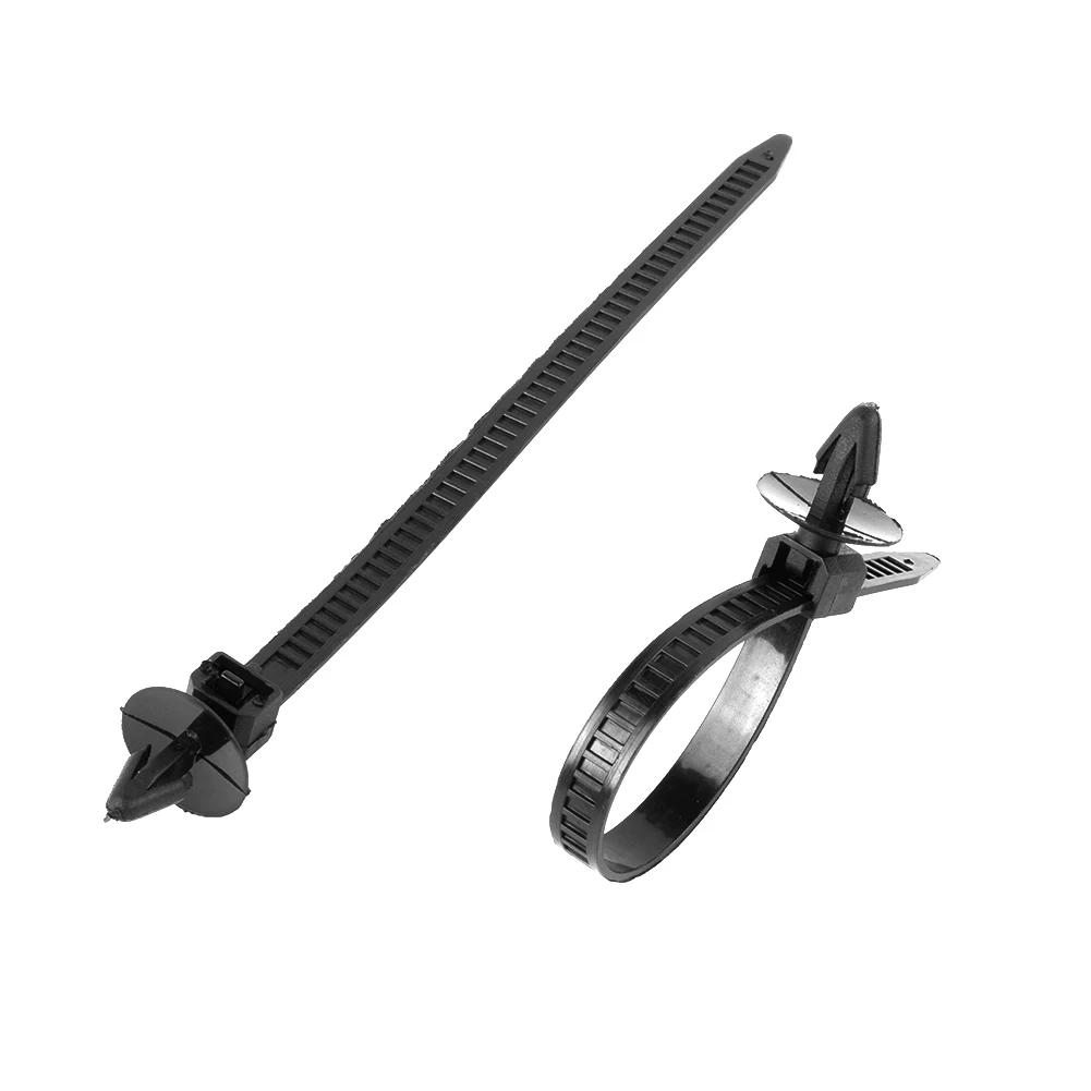

Car Clips Bundled Wire Bands Mixed Cable Tie Replacement Set 100pcs 7.8*115mm 7.8*150mm 8.2*155mm Fastener Strap Clip