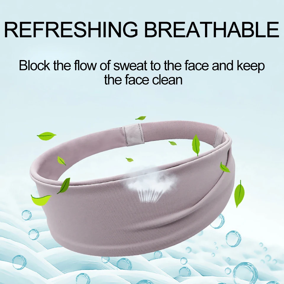 AOLIKES Sport Headbands Men Women Non-Slip Moisture Wicking Workout Sweatband Fitness Running Cycling Football Yoga Hairband
