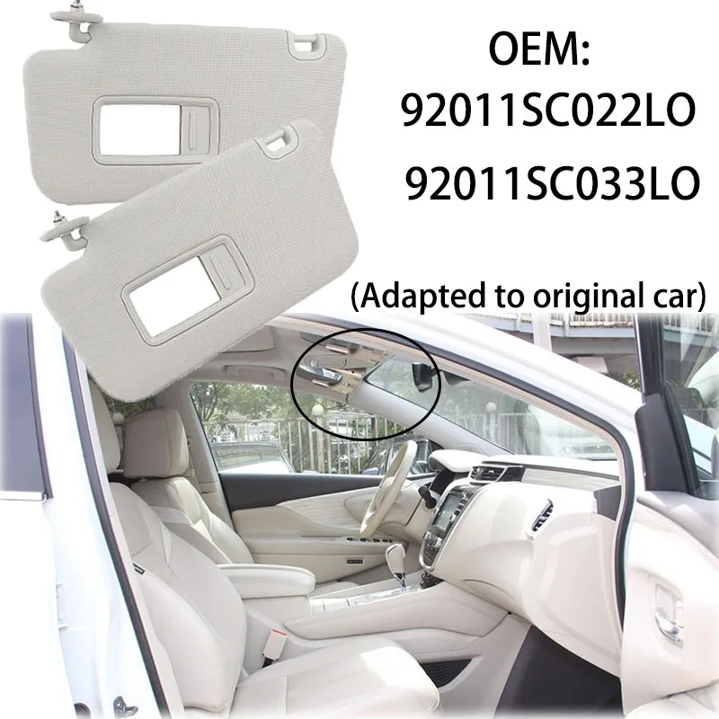 

Подходит для Subaru Forester 92011SC033LO Солнечный солнцезащитный козырек с зеркалом под раковину 09-12 92011SC022LO автомобильные аксессуары с подсветкой