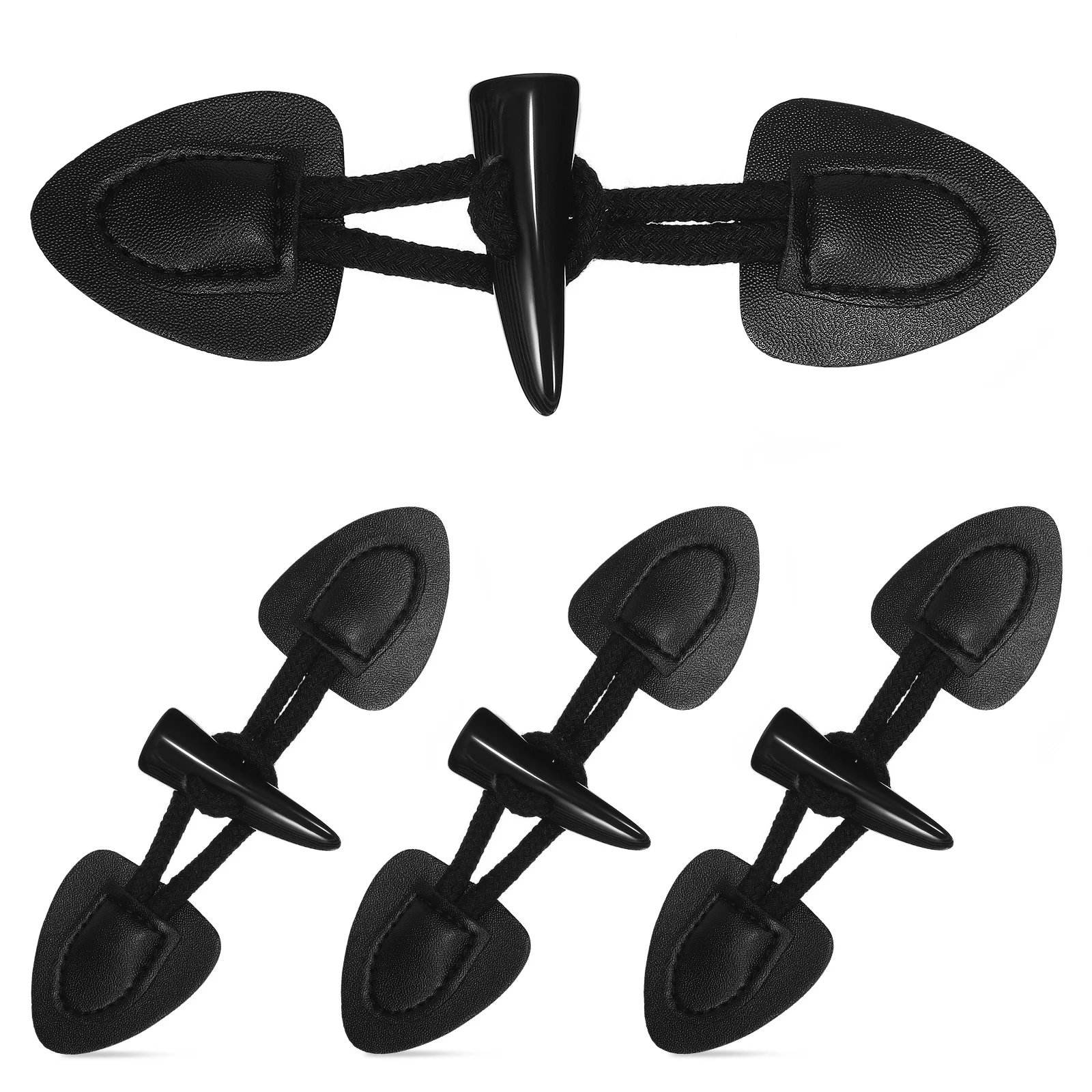 

Leather Sew-On Toggles Closures Vintage Sew-On Toggles Horn Buttons Sewing Accessories