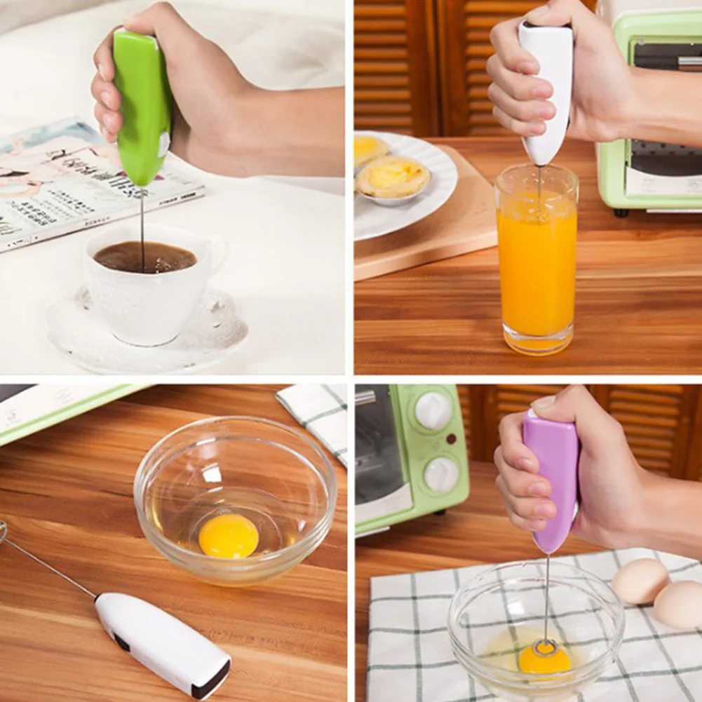 Milk frother Egg beater Electric whisk Handheld electric whisk Electric blender Portable Mini Electric Handheld Egg Beater Home Kitchen Coffee Milk Tea Blender Milk Frother Cooking Gadget