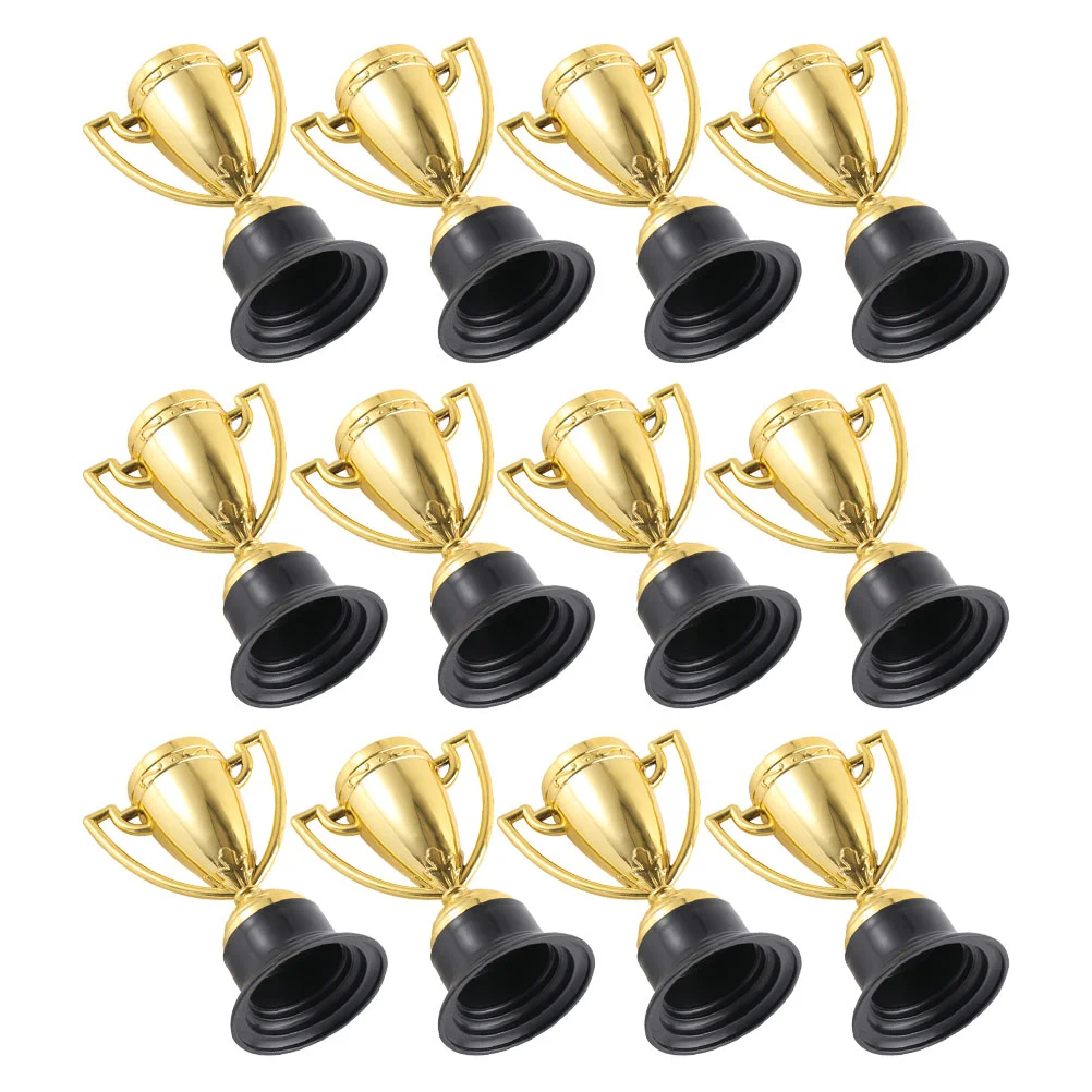 

8/10/16/20pcs Mini Plastic Gold Reward Trophy Cup Soccer Medals Prize Cup Early Educational Mini Toys Football Gifts