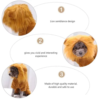 Lion Mane Pet Costume 1