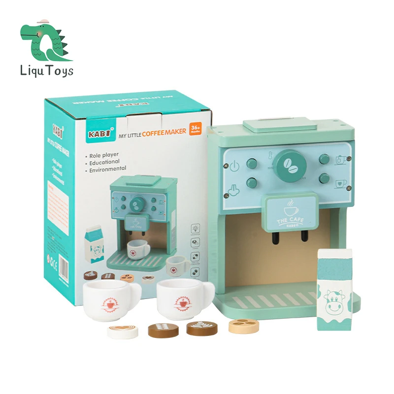 Coffee Machine Toy Play Kitchen Appliances Espresso Kitchenware Kids Maker  Abs Toddler Enrichment Toys - AliExpress