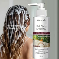 Shampoing à l'Eau de Riz à la Biotine et Kératine - Lissage et Renforcement, Fraîcheur Citronnée, Cheveux Longs et Résistants, Soin Hivernal 3