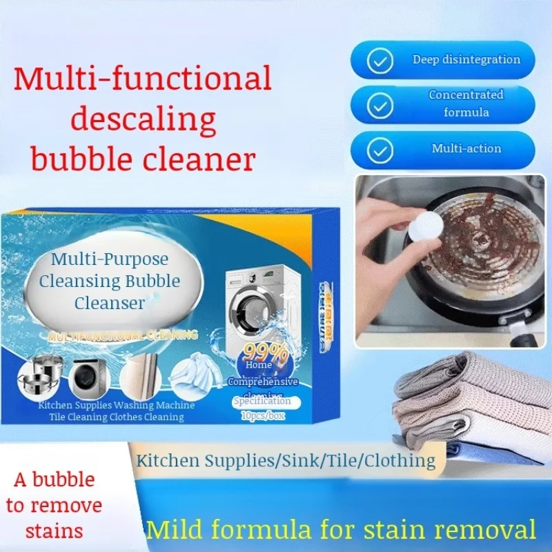 Multi-functional Cleaning Bubble Cleaner Washing Machine Cleaner Descaler Odor Removing Tablets For Washer Oxygen Tablets