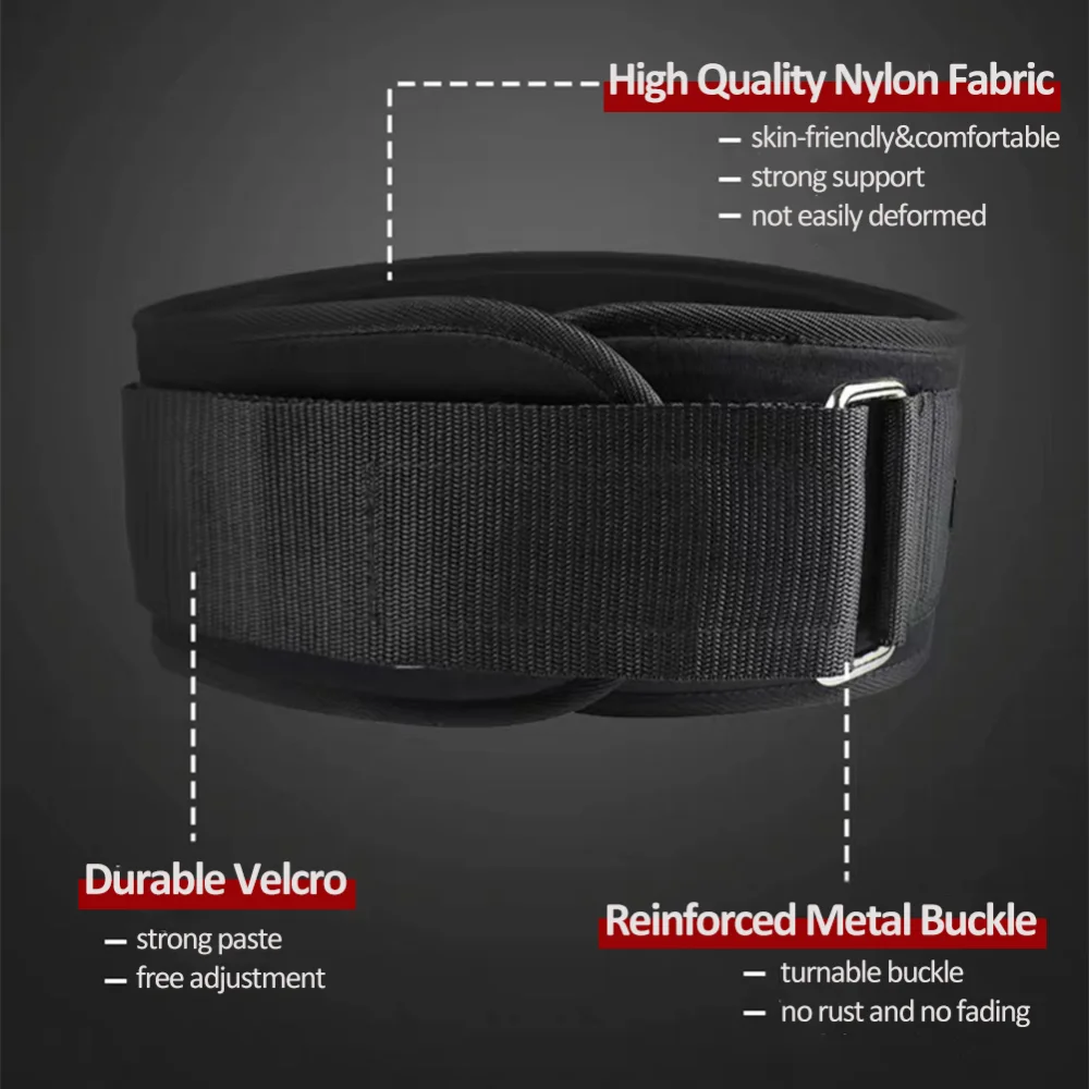Adjustable Waist Protector Breathable Barbell Weightlifting Squat Belt for Men Women Sport Fitness Gym Back Supporter